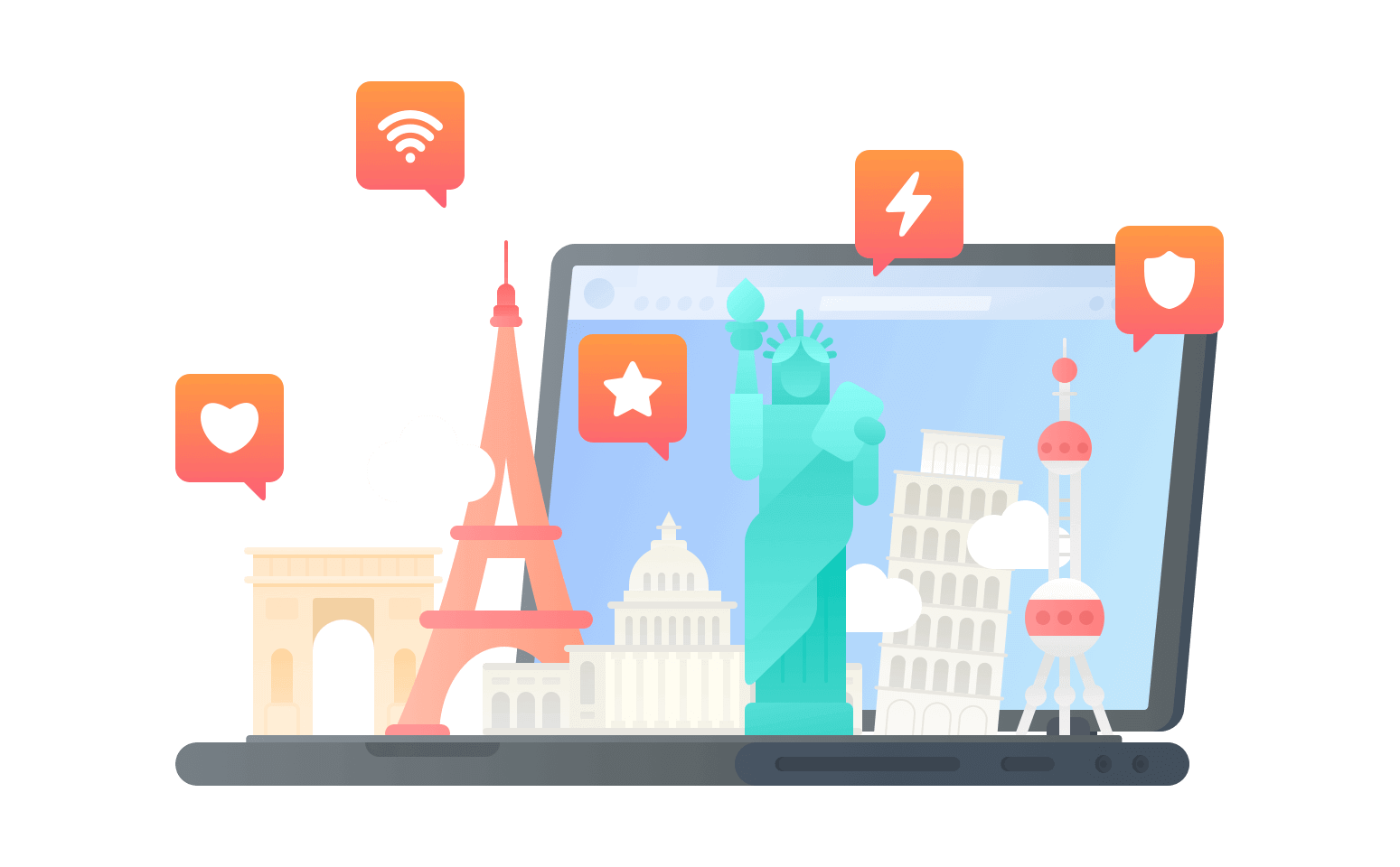 在留尼汪连接到中国的软件 - 返华VPN